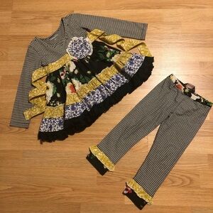 “Mustard Pie” 2pc set size 2T